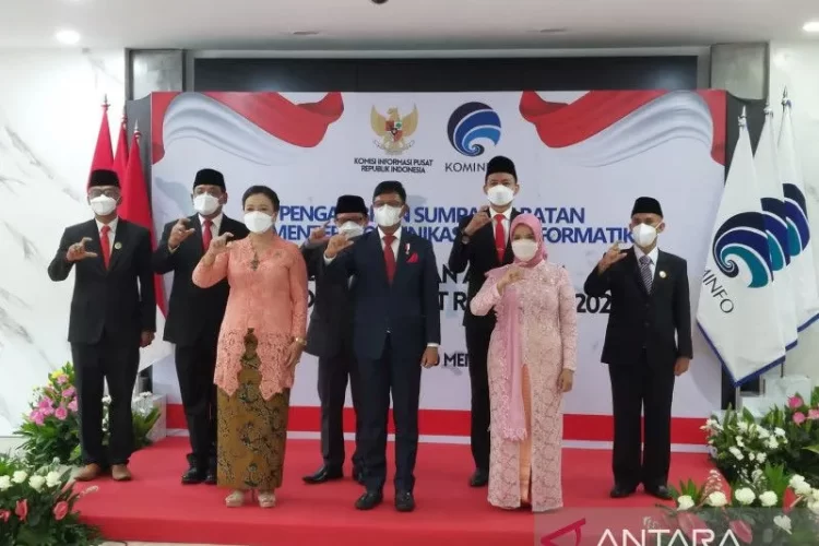 Anggota KI Pusat 2022-2026 Dilantik, Menkominfo : Wujudkan Program Sesuai UU