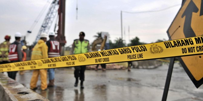 Lawan Arus, Mobil Elf Tabrak Puluhan Pengguna Jalan di Purwasari Karawang
