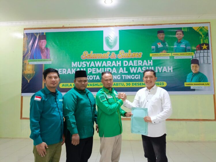 Zulkhairi Afandi “Bang Bernard” Nahkoda Gerakan Pemuda Al Washliyah Kota Tebing Tinggi 2023 -2026