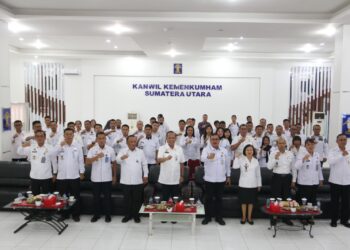 Cegah Gangguan Keamanan & Berantas Peredaran Narkotika, Lapas Kelas IIA Pematangsiantar Hadiri Penguatan oleh Direktur Pengamanan dan Intelijen Dirjen PAS