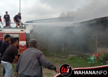 Rumah Warga Di Kecamatan Purba Hangus Di Lahap Si Jago Merah