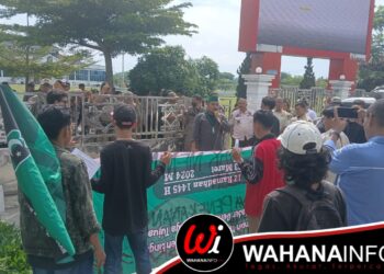 Evaluasi Kinerja RHS HMI Cabang Siantar-Simalungun geruduk Kantor Bupati Simalungun
