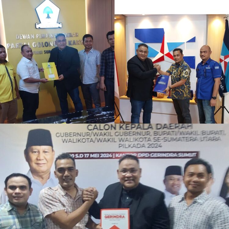 Ketum JMSI Daftar Cagub Sumut, Teguh Santosa: Sumatera Utara Harus Bangkit! 